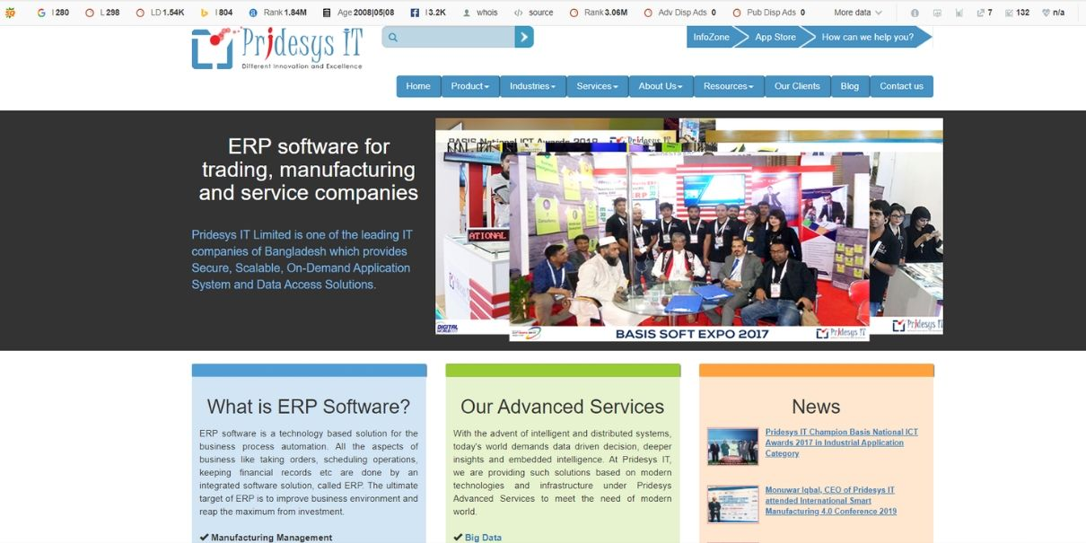 Pridesys IT Ltd | Best ERP Software in Bangladesh | Garments'