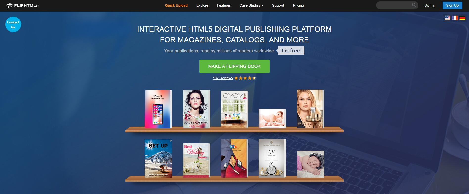 HTML5 flipbook