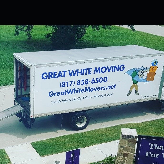 Company Logo For Great White Moving Company'