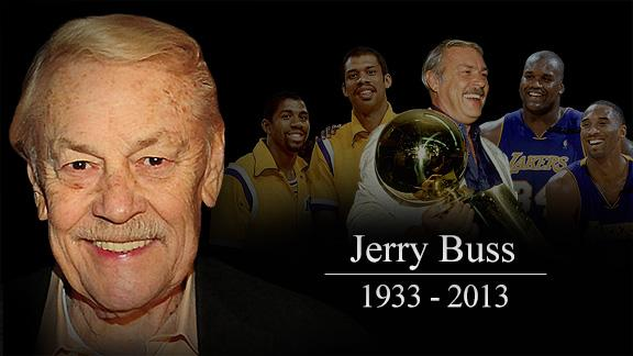 Dr Jerry Buss, Owner of the Los Angeles Lakers'