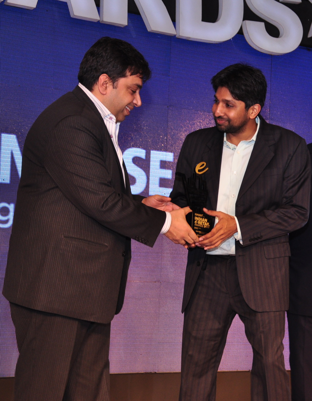 Arvind Receiving Award from Gaurav'