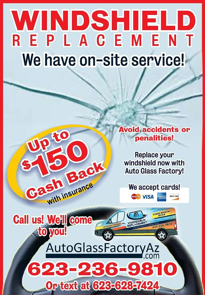 The best Auto Glass Factory in Phoenix, AZ .'