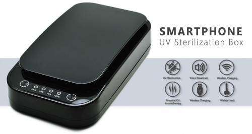 DMAX Showed UV Phone Sanitizer at Global Sources Electronics'