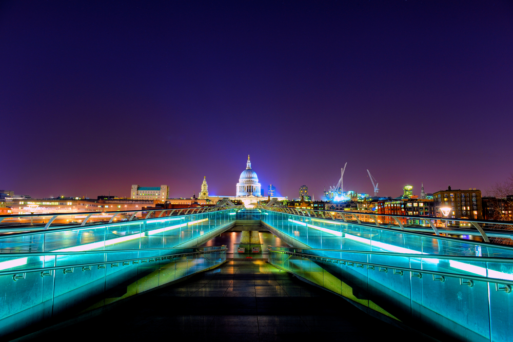 Millenium Bridge, London'