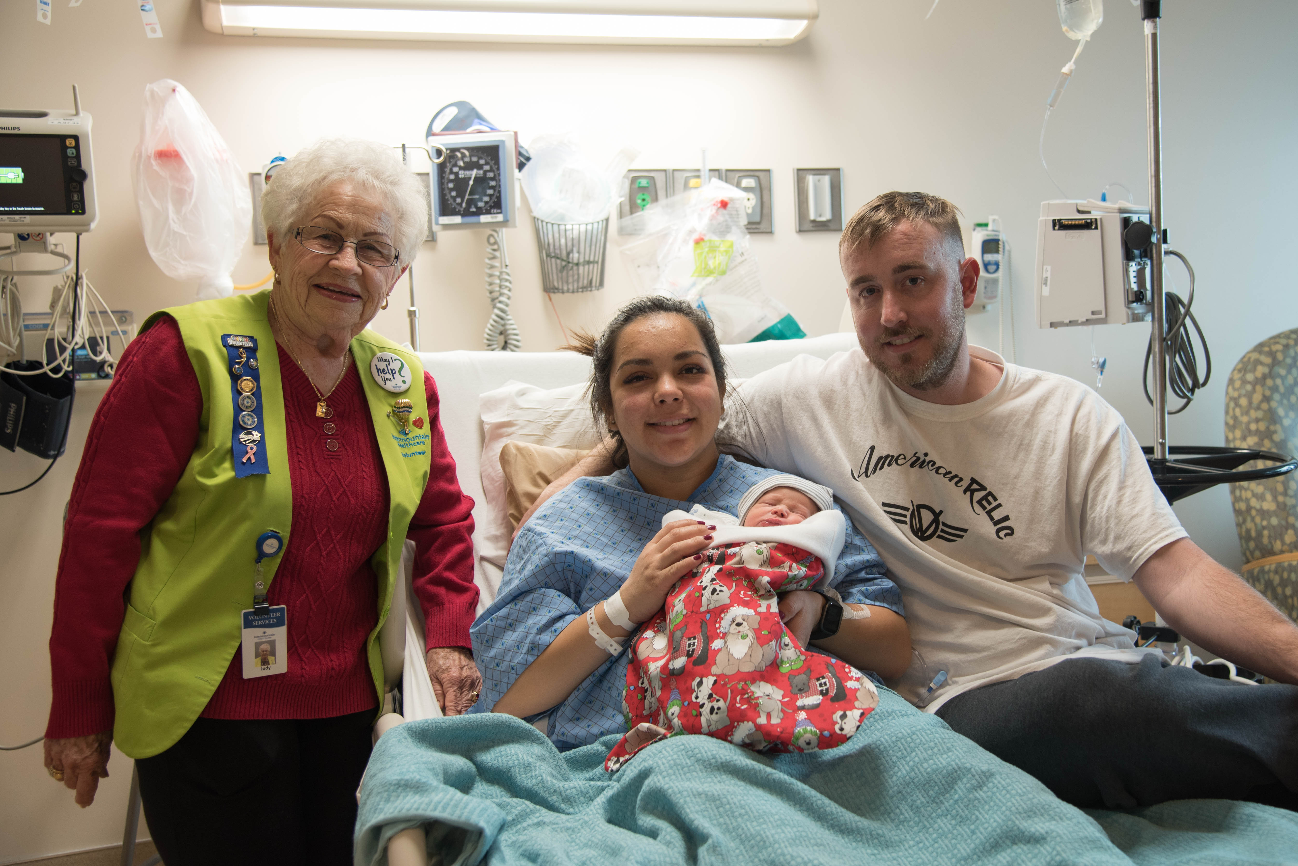 Volunteers Sew Holiday Stockings for Babies