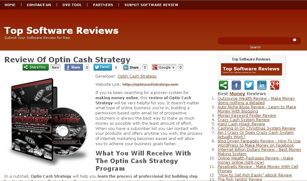 Optin Cash Strategy Review'