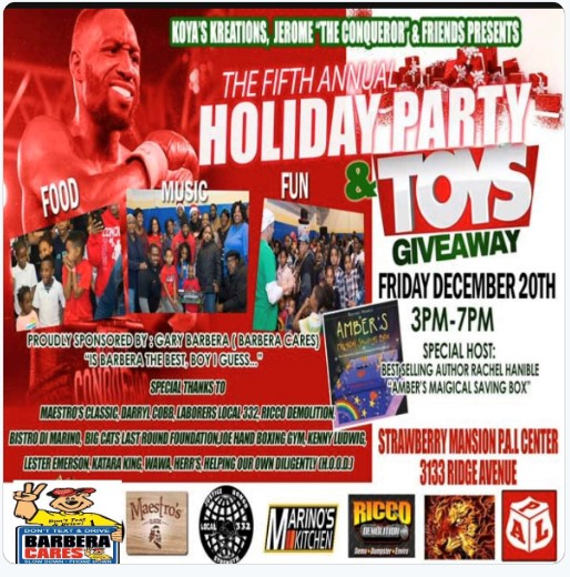 Gary Barbera and Barbera Cares Coats, Toys for the Boys and