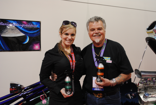 Michelle Knight and Sonny Croughn at 2012 SEMA Show'