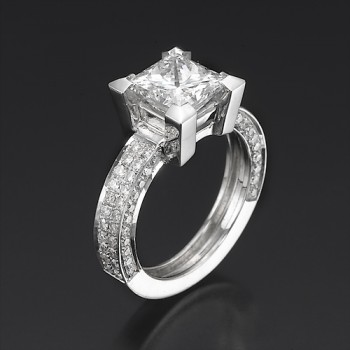 Cubic Zirconia rings selection