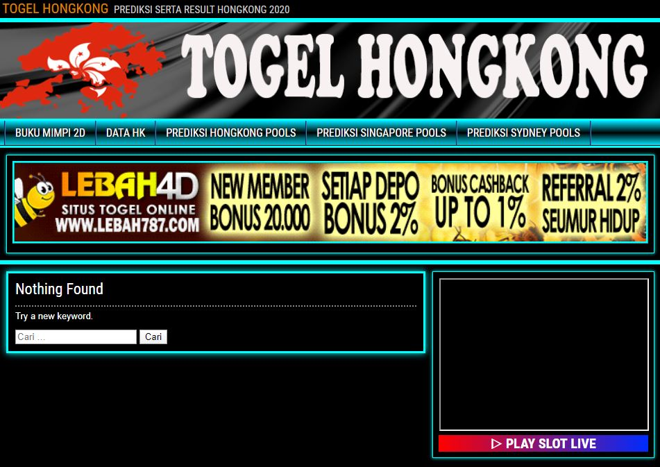 TOGEL HONGKONG'