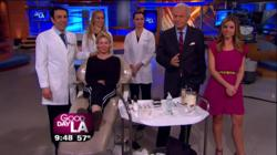 Dr. Simon Ourian demonstrates mini-facelift on Good Day LA'