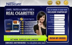 Nicocure electronic cigarettes review'