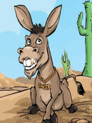 Funny Birthday Donkey'