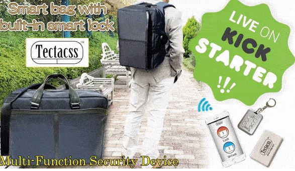 Tectacss: A Smart Bag with a Smart Lock launches Kickstarter