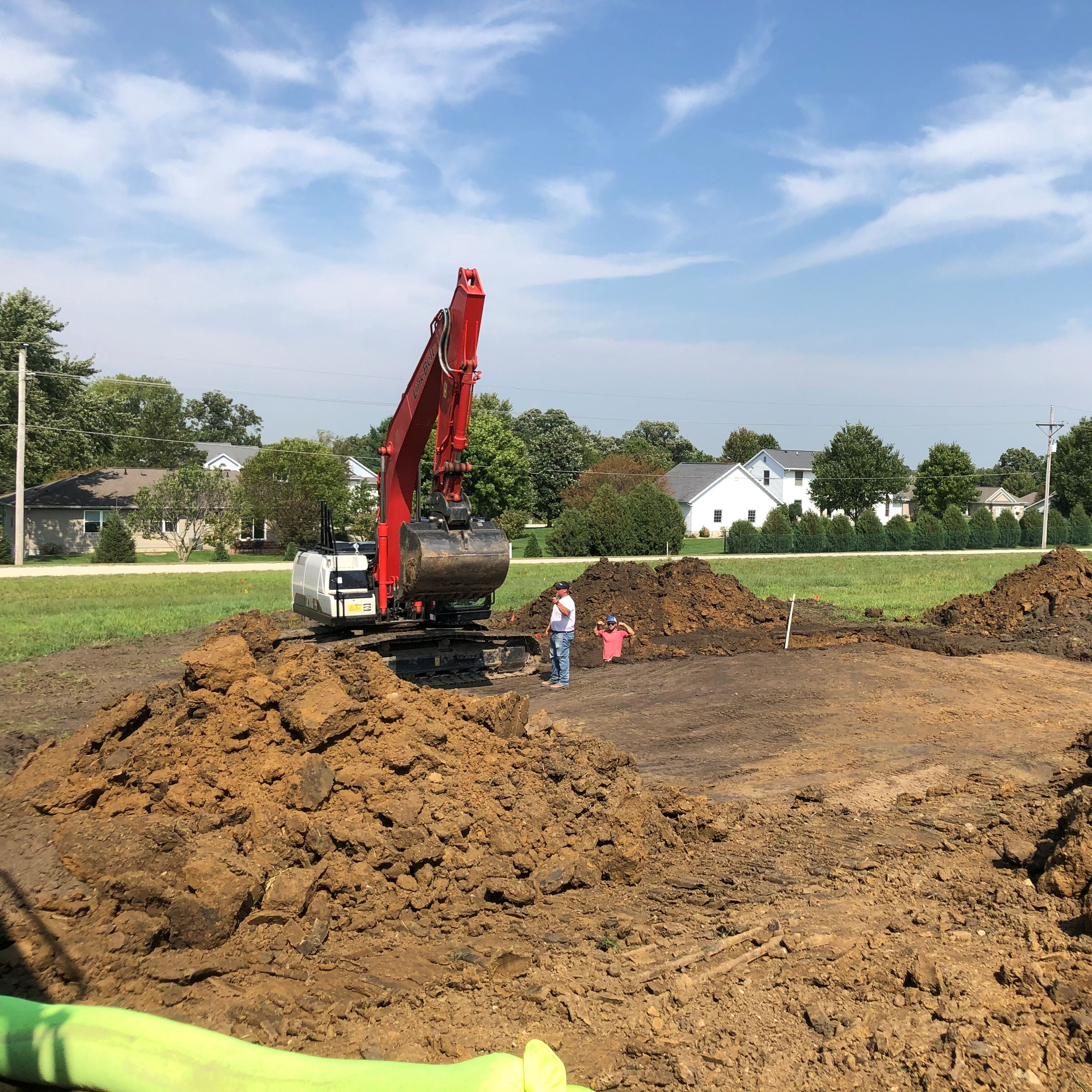 Excavating'