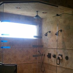 Shower Door Installation'