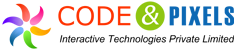Company Logo For Code and Pixels'