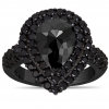 Black Diamond Engagement Rings'