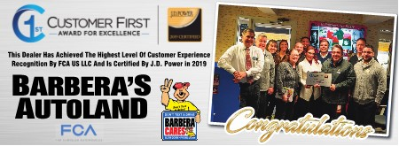 JD Power Customer First Recipient Gary Barbera on the Boulev