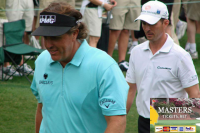 Up Close with Phil Mickelson and Mike Weir at the Masters