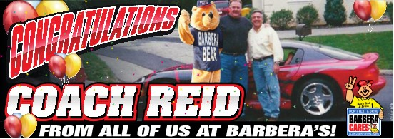 Gary Barbera and the Barbera Family Would Like to Congratula