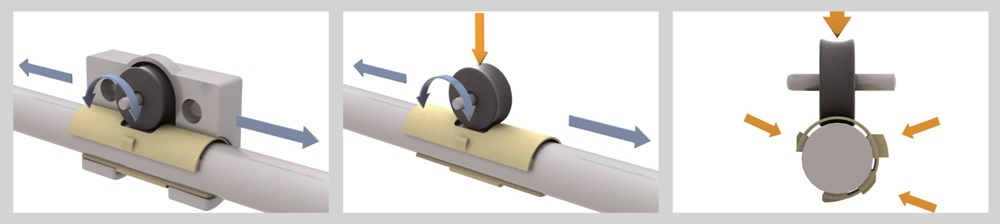 Installation position for the new hybrid bearing from igus I