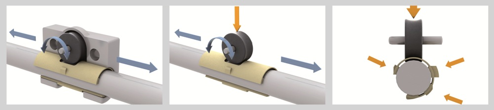 Installation position for the new hybrid bearing from igus I'