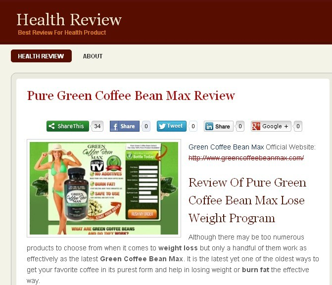 Pure green coffee bean max review'