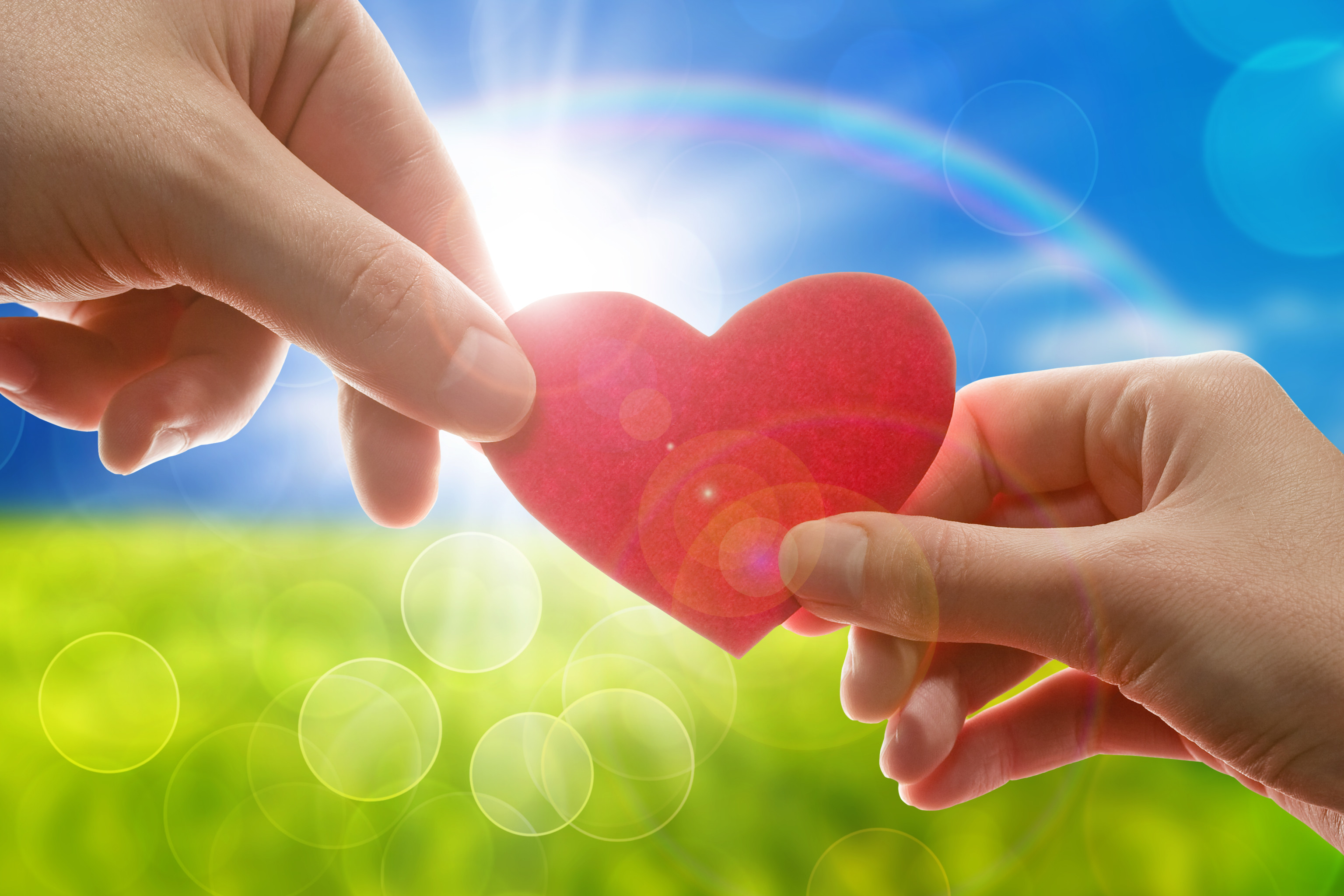 Sharing Heart Between Two People