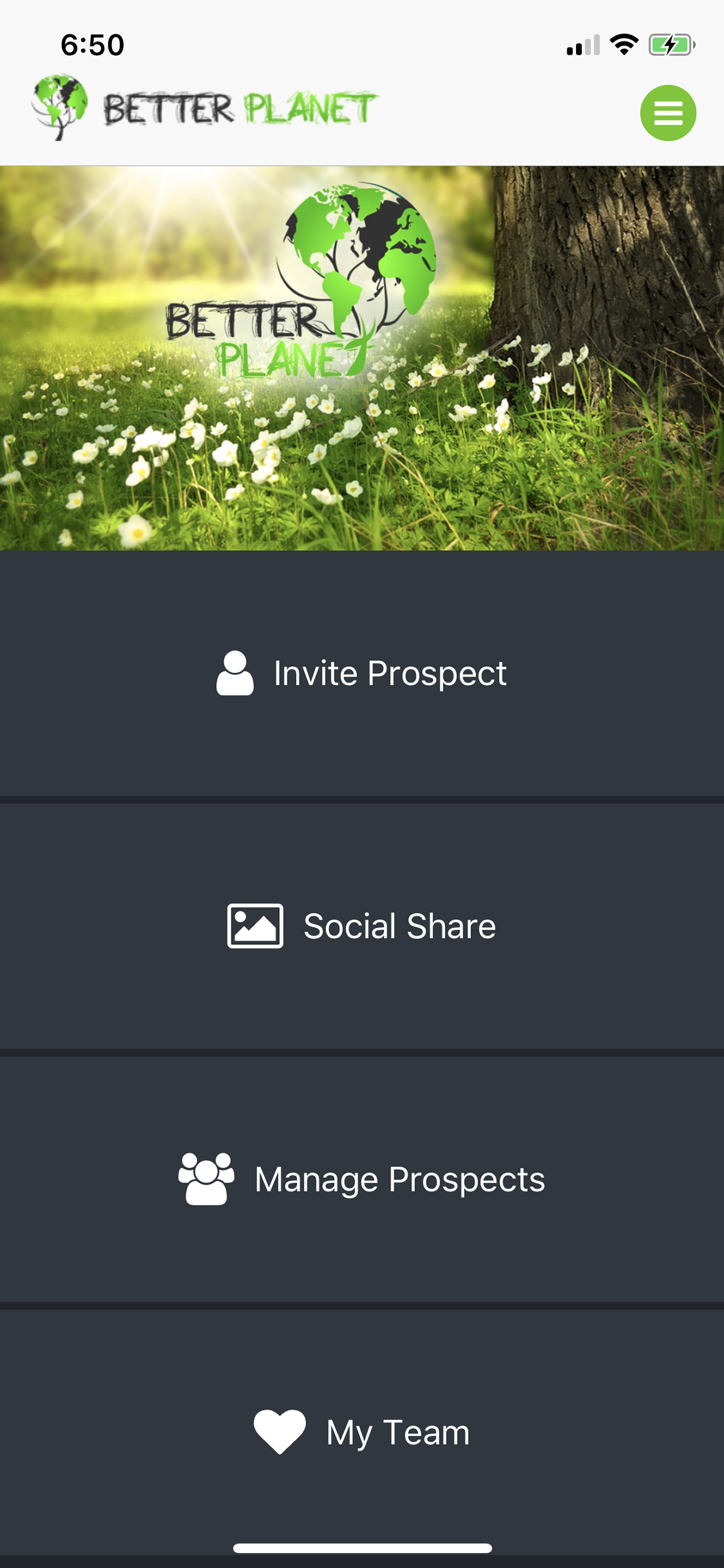 Better Planet Mobile Application 1'