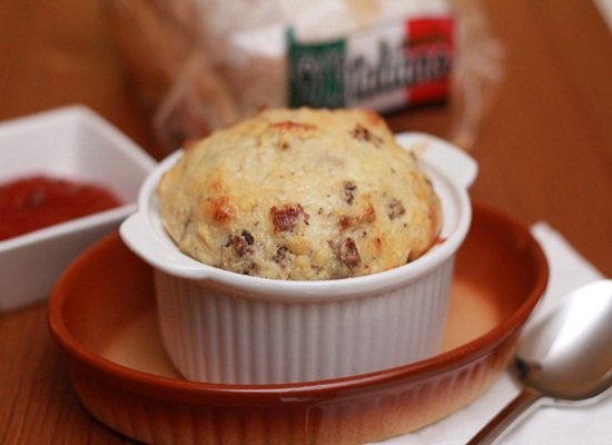 Bacon Cheeseburger Souffl&eacute;'