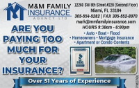 M and M Family Insurance Logo
