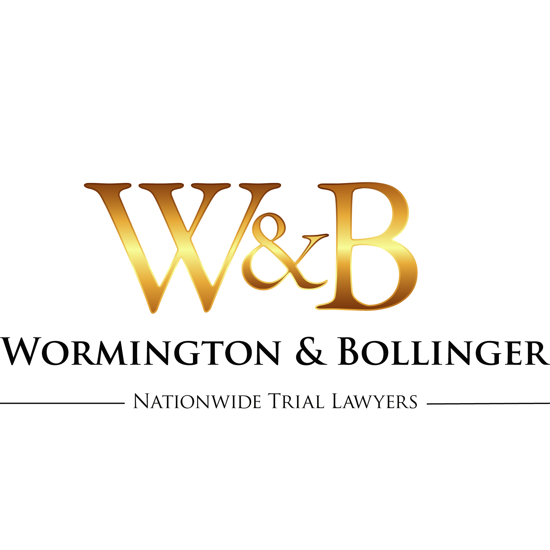 Logo For Wormington and Bollinger Nationwide Trial Lawyers'