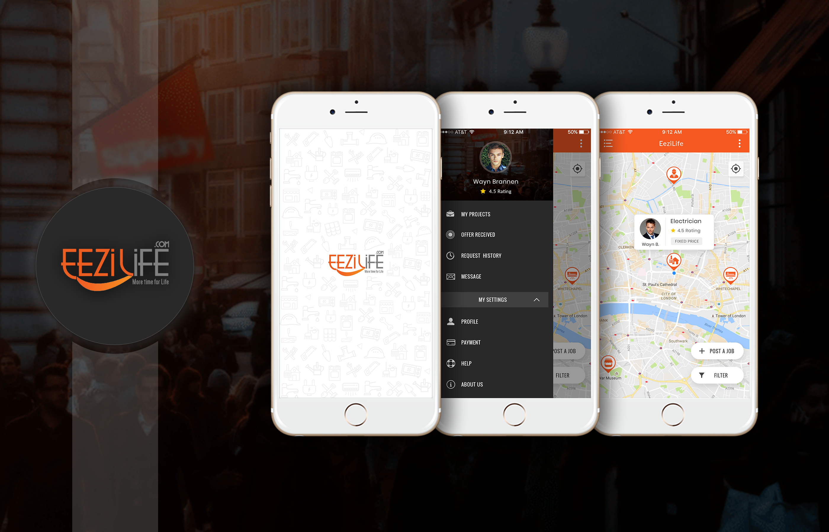Eezilife - On Demand Application'