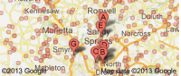 Map Of Assisted Living Facilities Atlanta