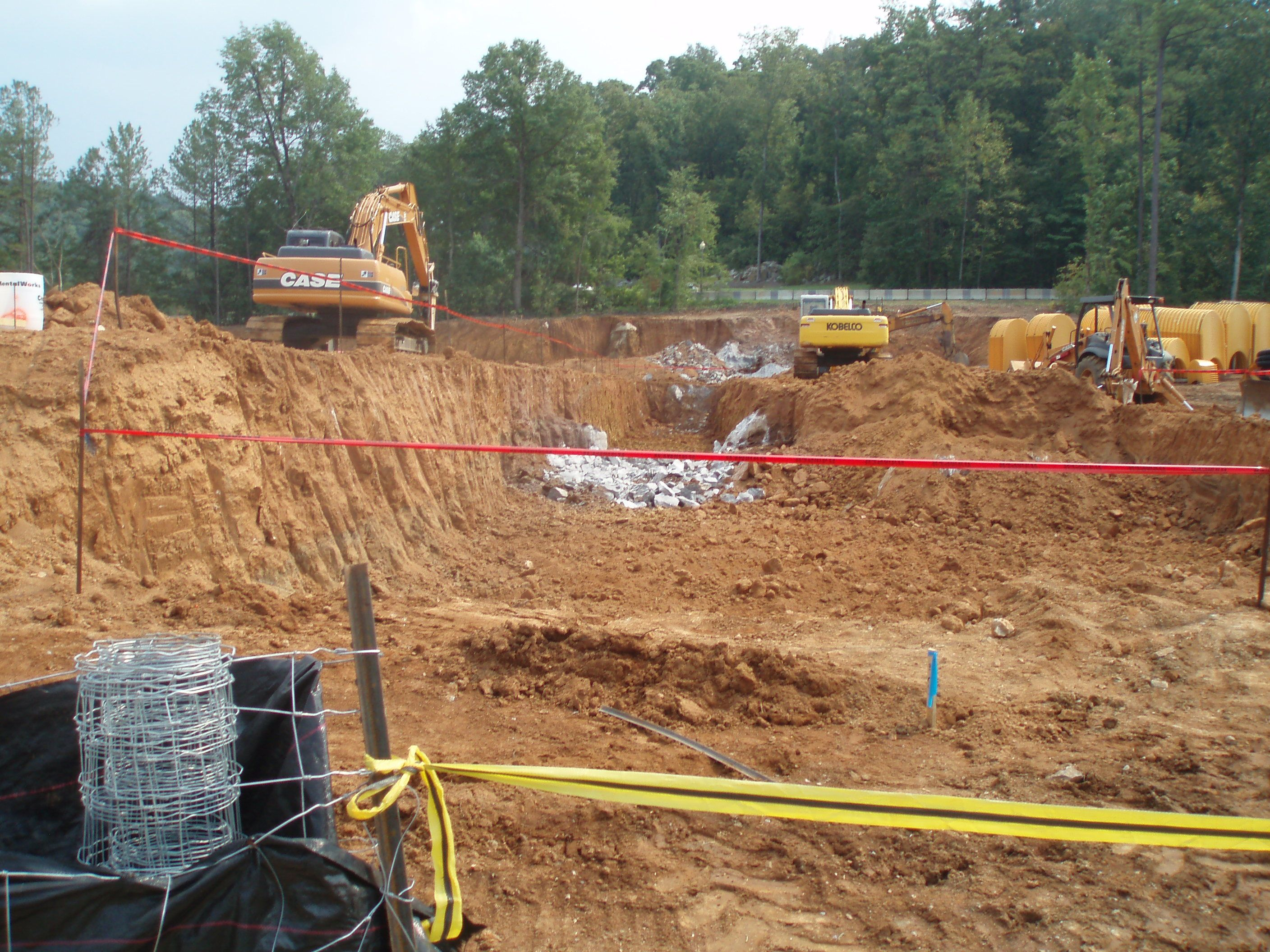 Excavating'