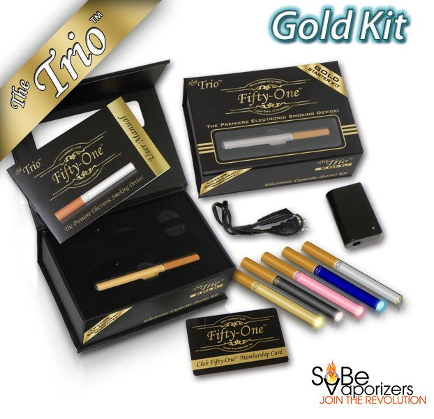 South Beach Vaporizers Smoke 51 Gold E-Cigarette Starter Kit'