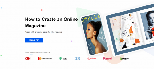 how to create an online magazine'