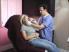 Dr. Simon Ourian performing Botox injection treatment'