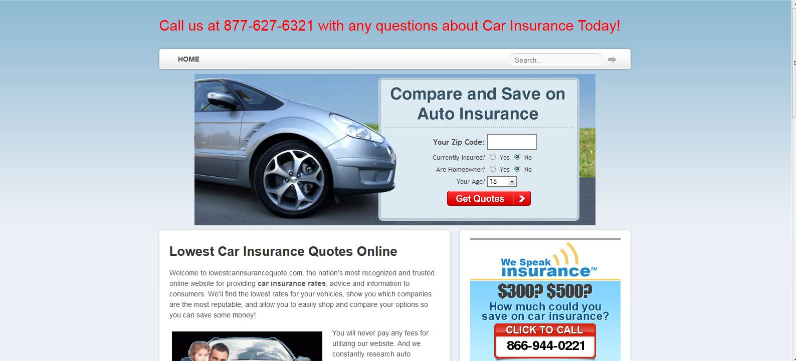 LowestCarInsuranceQuote.com