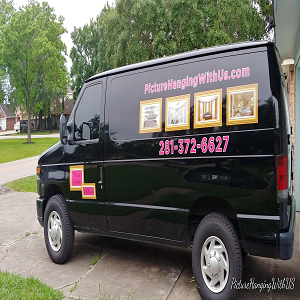 Company Logo For Picture Hanging with US'