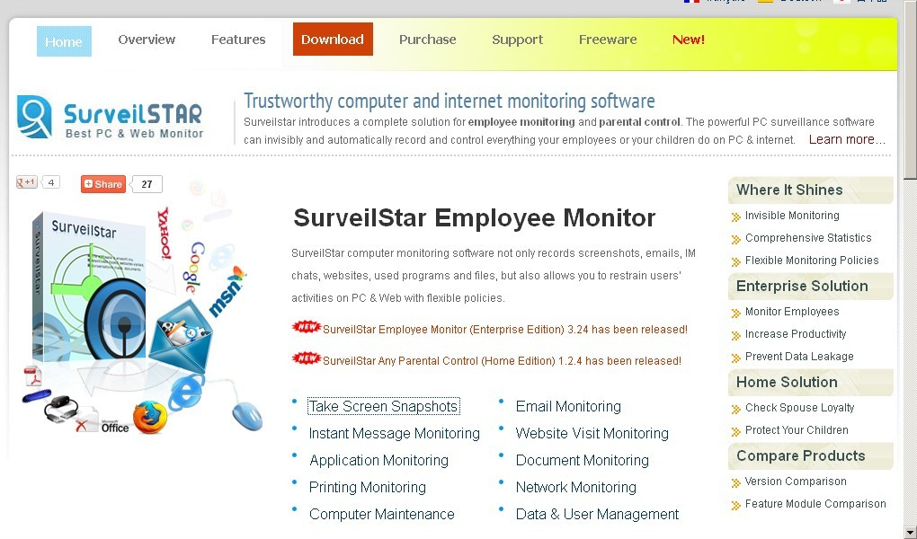 Surveilstar Employee Monitoring Software'