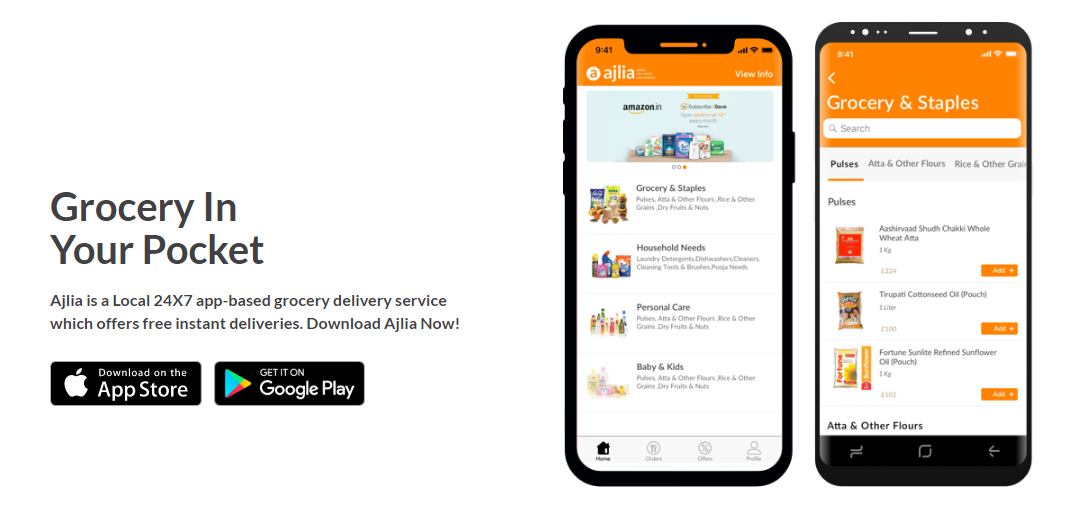 Ajlia Online Grocery Store