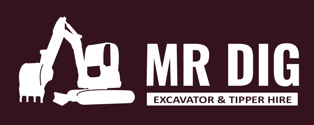 Mr Dig Excavator and Tipper Hire Services Logo