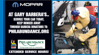 Benefiting Philabundance - Barbera Is Offering to Service Yo