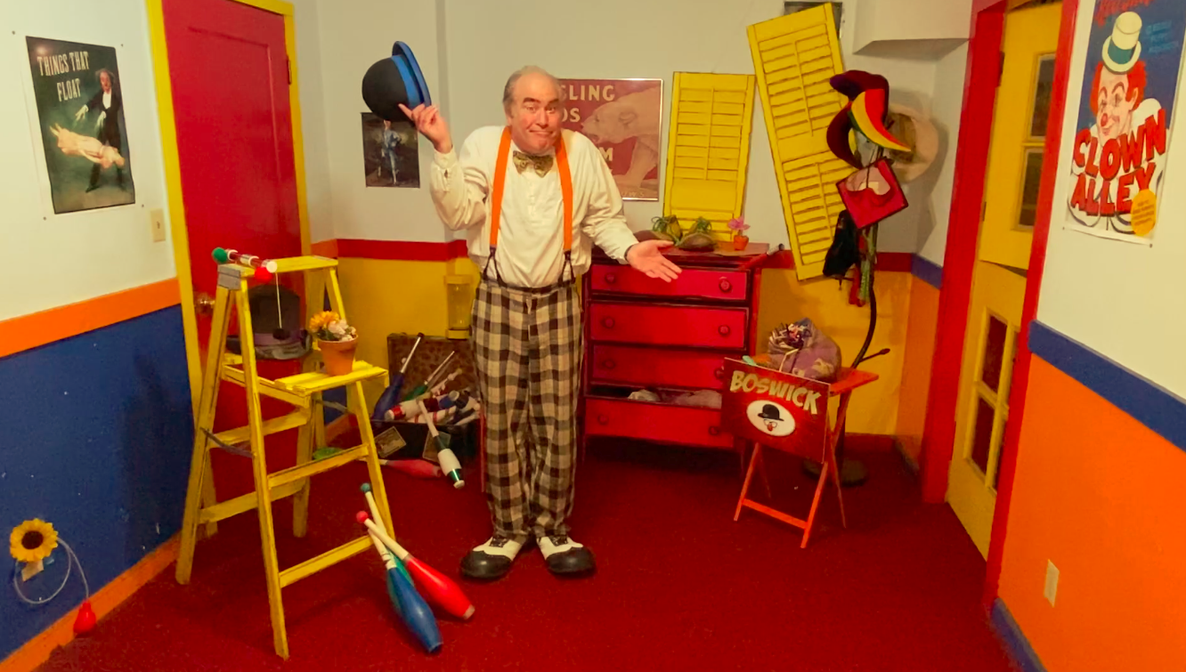 Boswick the Clown on Video'