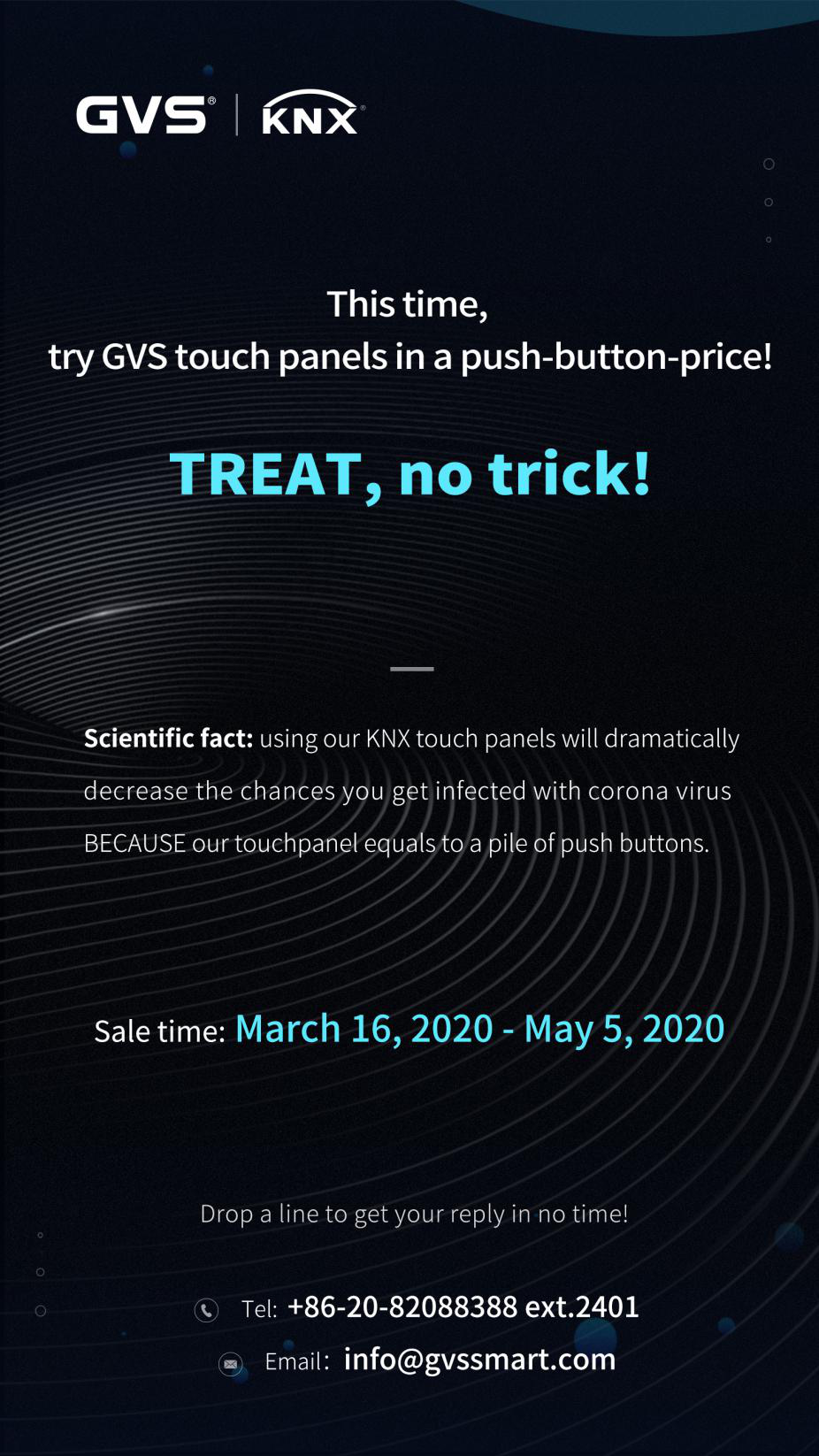 Big Promotion for GVS’ KNX Touch Panels