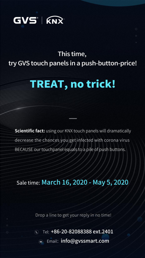 Big Promotion for GVS&rsquo; KNX Touch Panels'