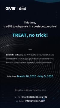 Big Promotion for GVS’ KNX Touch Panels