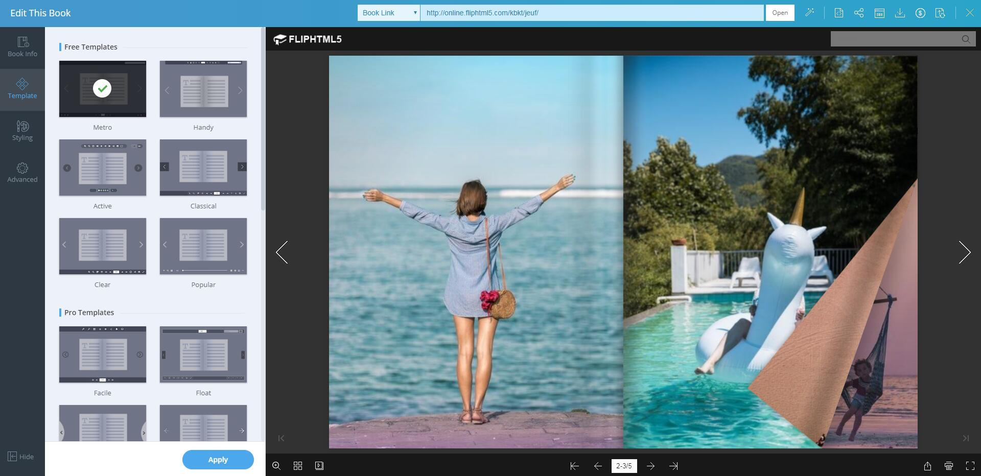 magazine template